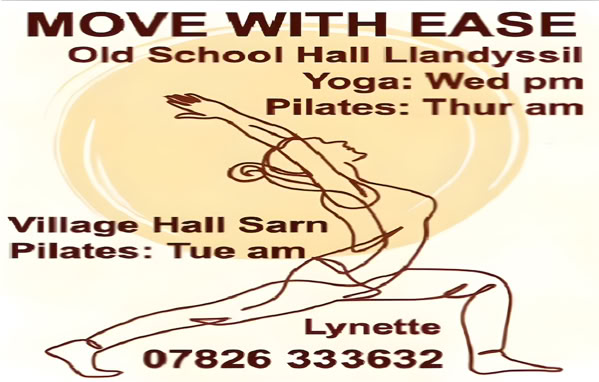 advert for Lynette's Yoga & Pilates classes